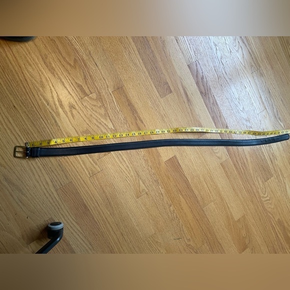 Coach Navy Blue Leather Belt 42 - Picture 5 of 10